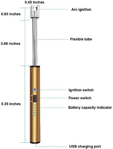 Rechargeable Electric Arc Lighter – Flexible & Windproof