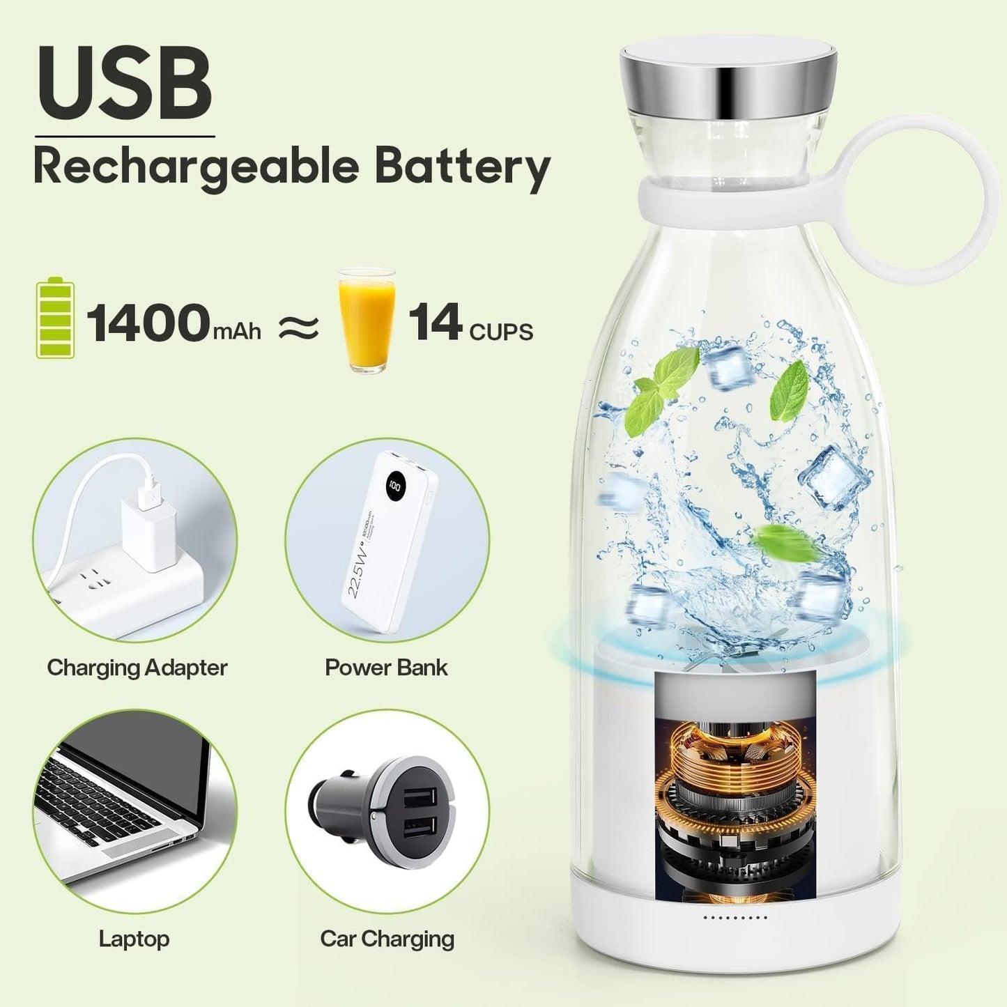 Premium Portable Fresh Juice Bottle – Leakproof & Stylish